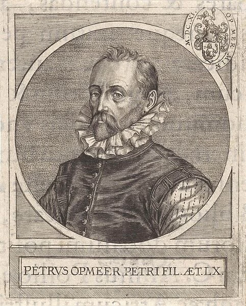 Portrait of Peter van Opmeer, at the age of 60, attributed to Johannes Wierix, 1611