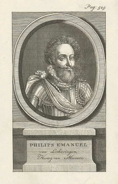Portrait Philippe-Emmanuel de Lorraine Duke Mercoeur