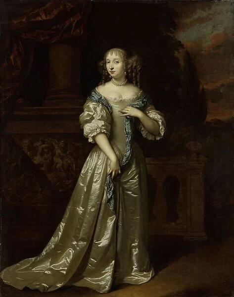 Portrait Philippina Staunton Wife Roelof van Arkel