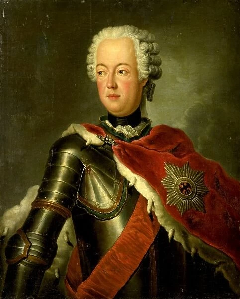 Portrait of Prince August Wilhelm of Prussia, copy after Antoine Pesne, 1740 - 1800