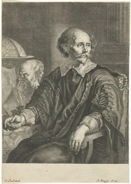 Portrait of Samuel Coster, Reinier van Persijn, Joachim von Sandrart, 1623 - 1668