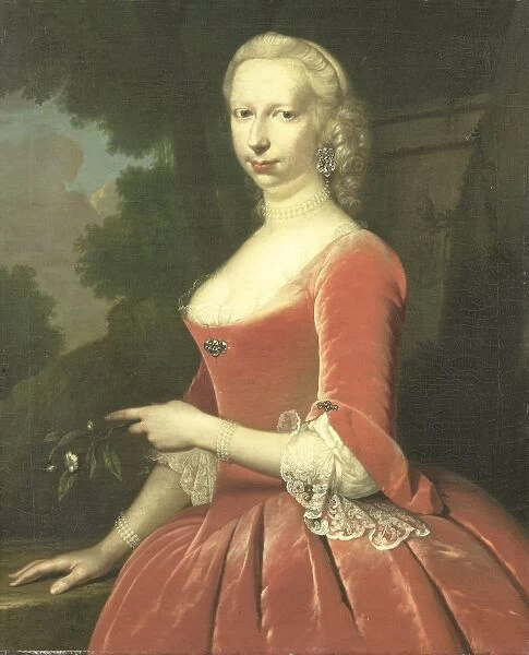 Portrait of a Woman, Frans van der Mijn, 1748