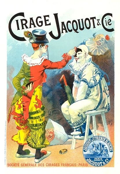Poster for Cirage Jacquot et Cie. Lucien Lefevre 1850 Varennes, France, exhibited