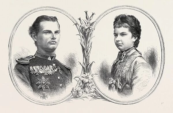 Prince Leopold of Bavaria and Princess Gisela of Austria, 1873