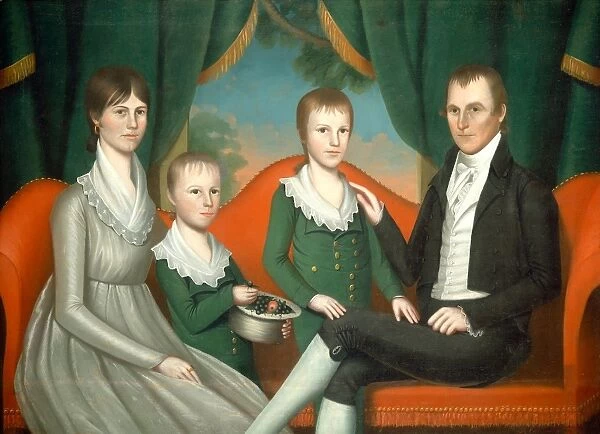 Ralph Eleaser Whiteside Earl, American (1788-1838), Family Portrait, 1804, oil on canvas