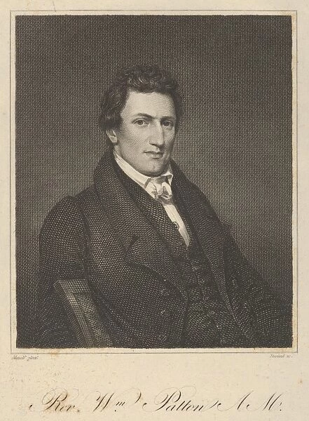 Rev William Patton 1837 Engraving second state