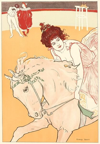 Richard Ranft (Swiss, 1862 - 1931). The Rider (L Ecuyere), 1898