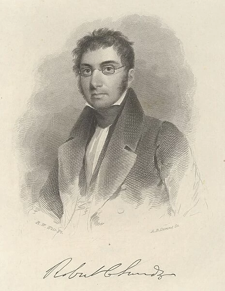 Robert C Sands ca 1829 Steel engraving second state