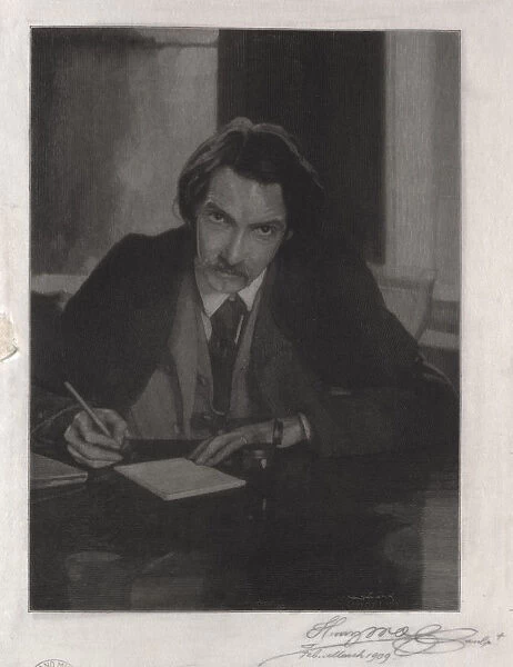 Robert Louis Stevenson 1909 Henry Wolf American