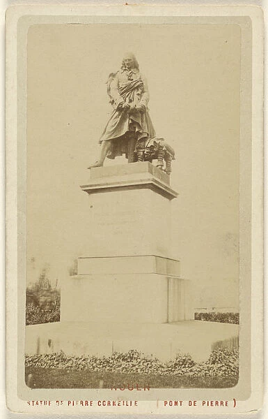 Rouen Statue de Pierre Corneilie Pont de Pierre