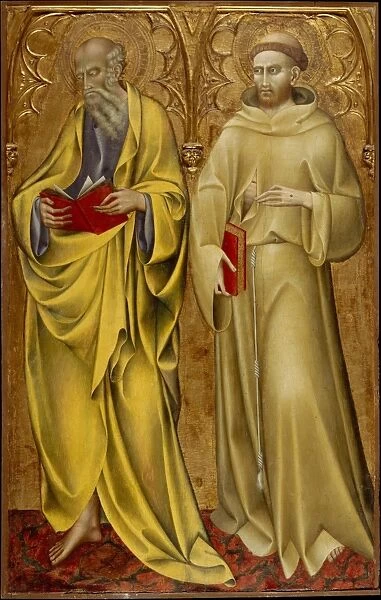 Saints Matthew Francis ca 1435 Tempera wood gold ground