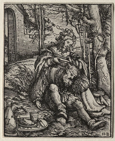 Samson Delilah 1519 Hans Burgkmair German 1473-1531