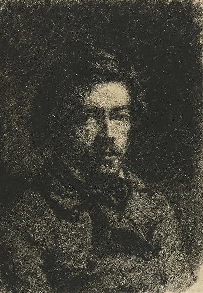 Self-Portrait Francois Bonvin French 1817 1887