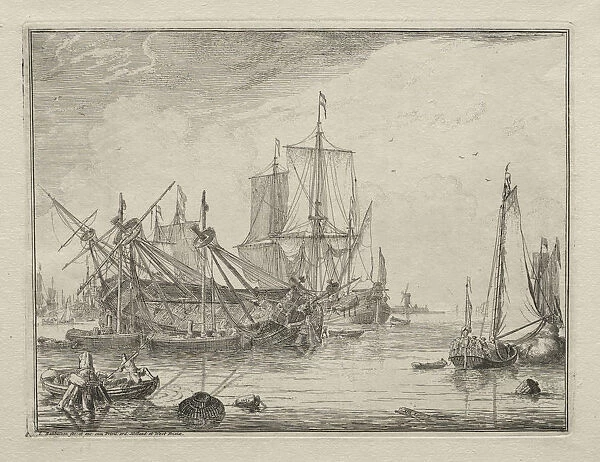 Ships Under Repair 1701 Ludolf Backhuysen Dutch