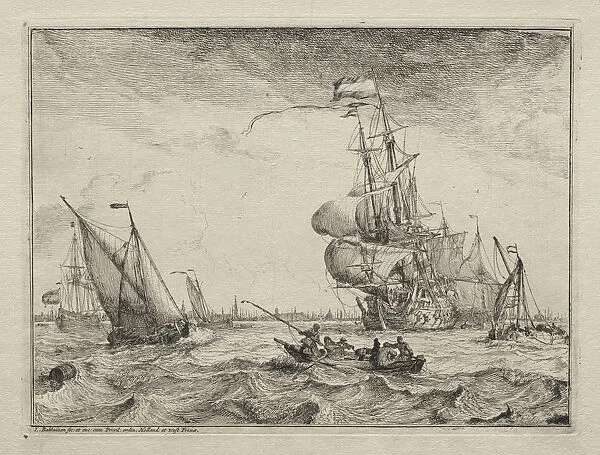 Ships Under Full Sail 1701 Ludolf Backhuysen