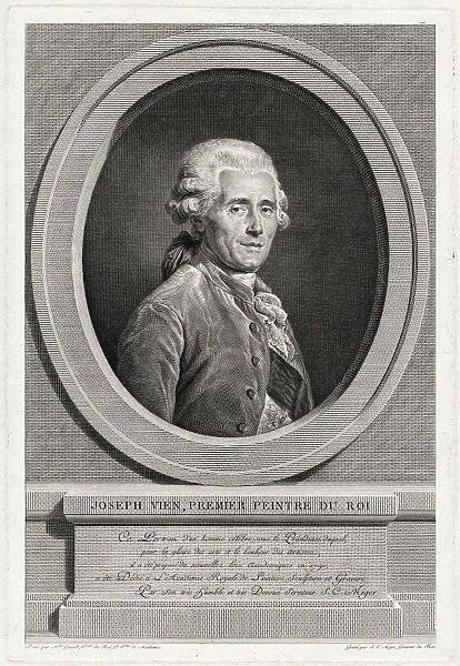 Simon Charles Miger after Ada laaOde Labille-Guiard, Joseph Vien, French, 1736-1820