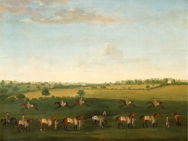 Sir Charles Warre Malets String of Racehorses at Exercise, Francis Sartorius
