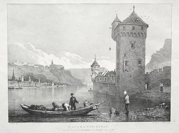 St. Goar Rheinfels 1824 Samuel Prout British