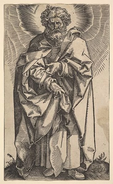 St Philip Christ Apostles 1519 Woodcut Sheet