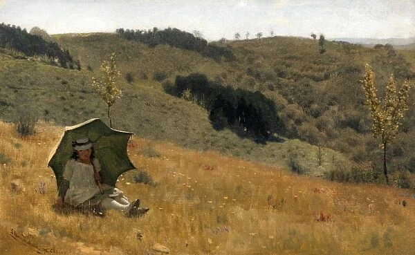 Sunny Days Signed and dated in brown paint, lower left: L Alma-Tadema [ ? ]'