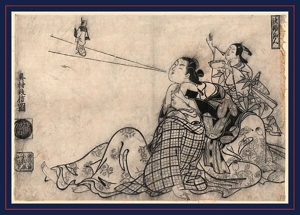 Tekkai sennin, Parody of the Chinese sage Tieqiao. Okumura, Masanobu, 1686-1764