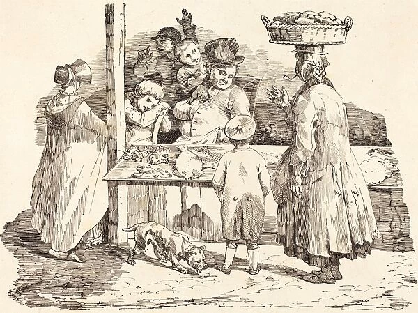 Tha odore Gericault and Nicolas-Toussaint Charlet (French, 1791 - 1824), The Dozing