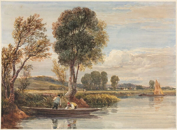 Thames 1827-1829 David Cox British 1783-1859