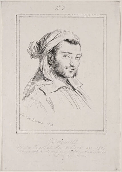 Theodore Gericault 1824 Achille Deveria