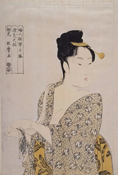 Uwaki no sA a┼¢ = [The fancy-free type], Kitagawa, Utamaro (1753?-1806), (Artist)