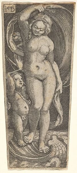 Venus Cupid Engraving Sheet 3 1  /  8 x 1 7  /  16 8 3. 6 cm