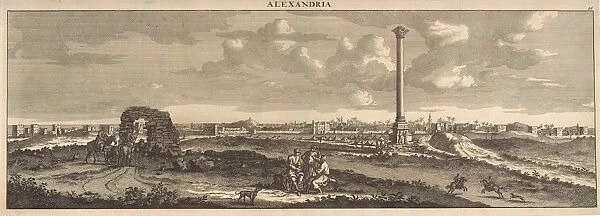 View of the city of Alexandria, Jan Luyken, Pieter Schenk (I), Cornelis de Bruyn, 1698