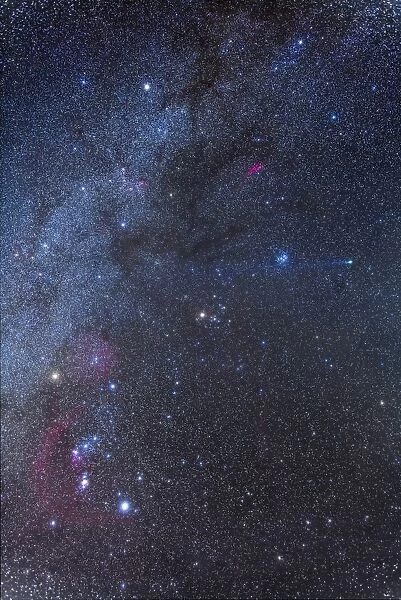 Comet Lovejoy in the winter sky