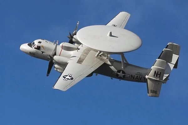 An E-2C Hawkeye in flight