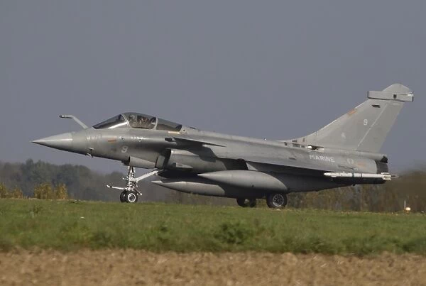 French Air Force Rafale aircraft at Florennes Airfield, Belgium