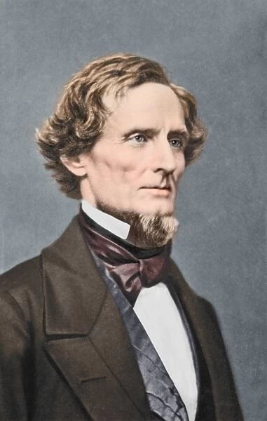Jefferson F. Davis portrait, circa 1860