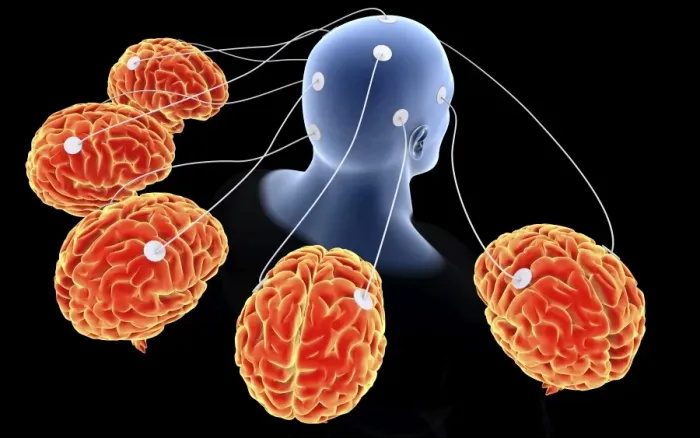 Framed Print : Multi-Brain Processing Concept Print Framed Print : Multi-Brain Processing Concept Print