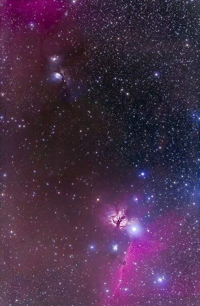 Messier 78 & Horsehead Nebula in Orion. Messier 78 & Horsehead Nebula in Orion