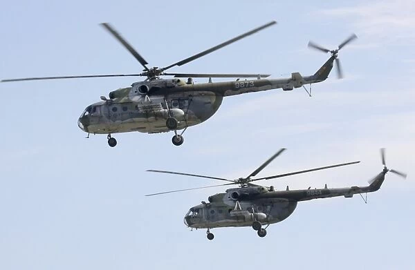 Mil Mi-17 helicopters of the Czech Air Force
