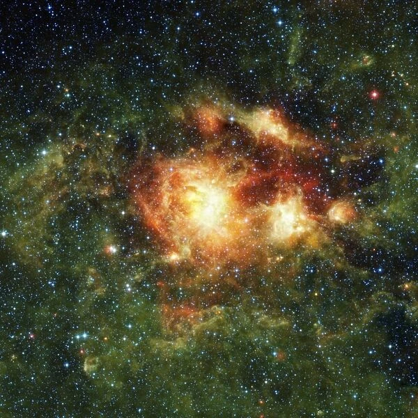 NGC 3603, a hot young star cluster in the Milky Way