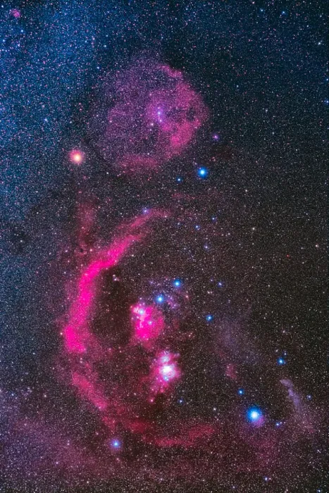 Framed Print : Orion Molecular Cloud Complex Print