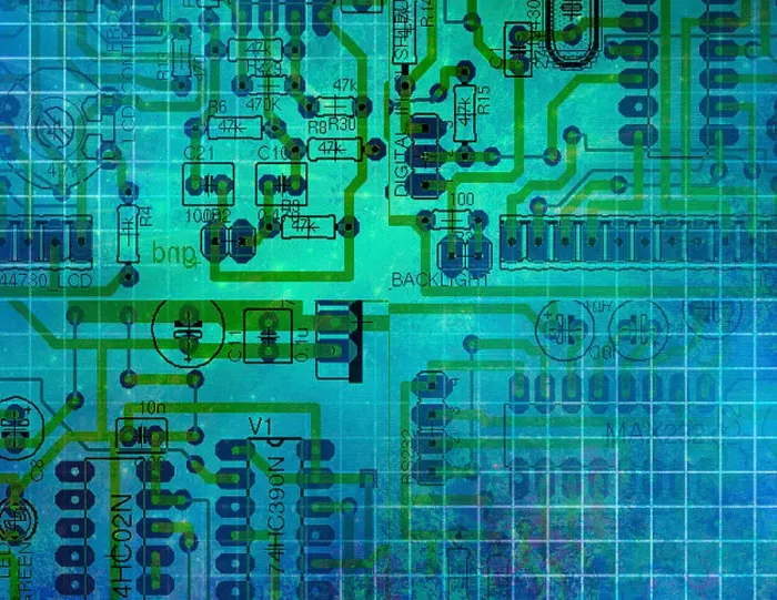 Framed Print : Print of Printed Circuit Technology
