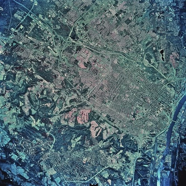 Satellite view of Albany, New York