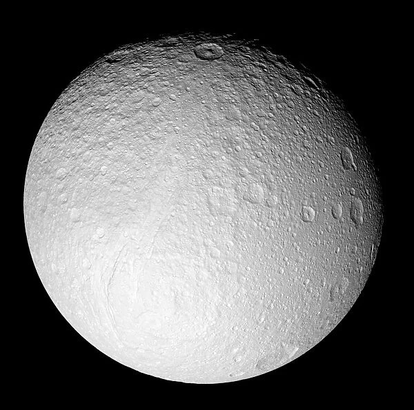 The South Pole of Saturns moon Tethys