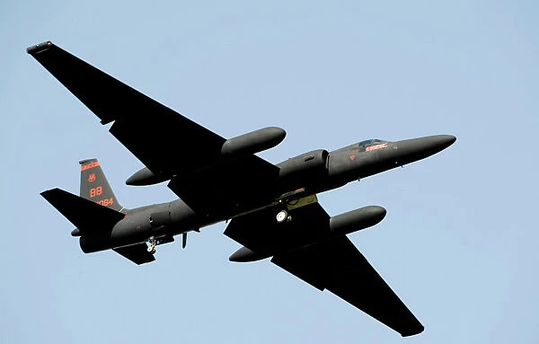 A U-2 Dragon Lady takes off from Osan Air Base, South Korea