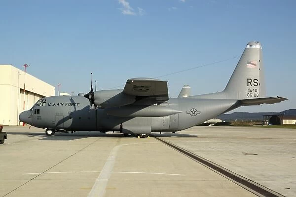U. S. Air Forces Europe C-130 Hercules at Ramstein Air Base, Germany