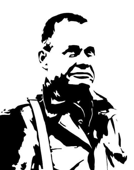 Framed Print : General Lewis Chesty Puller Print Framed Print : General Lewis Chesty Puller Print
