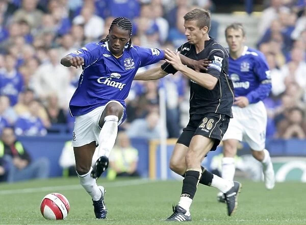 Football - Everton v Portsmouth FA Barclays Premiership - Goodison Park - 5  /  5  /  07 Evertons Manuel Fe