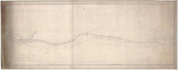 Plan Shewing the Ground Occupied by the Union Canal from Avon River to Holemill Burn