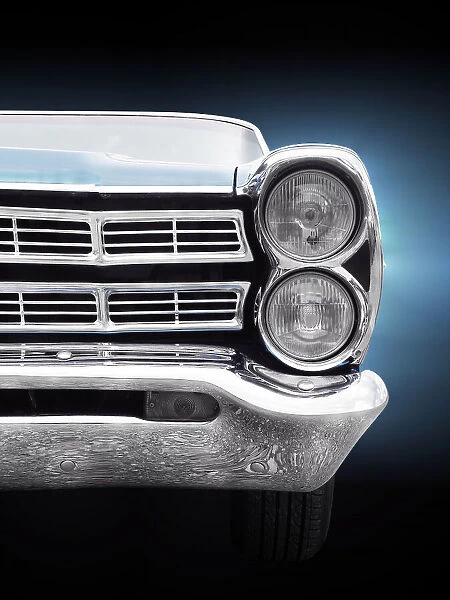 American classic car Galaxie 500 1967 Front