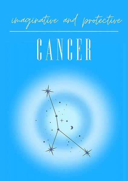 Cancer Zodiac Print Art